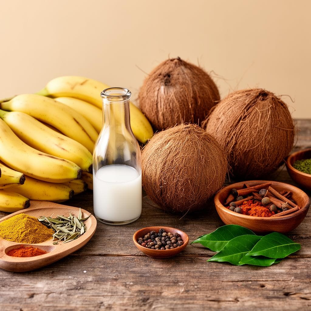 Coconut, Bananas and Spices